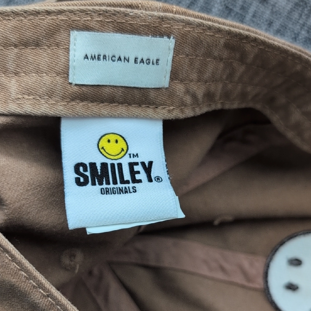 Tan Smiley Face Cap - Picture 2 of 6
